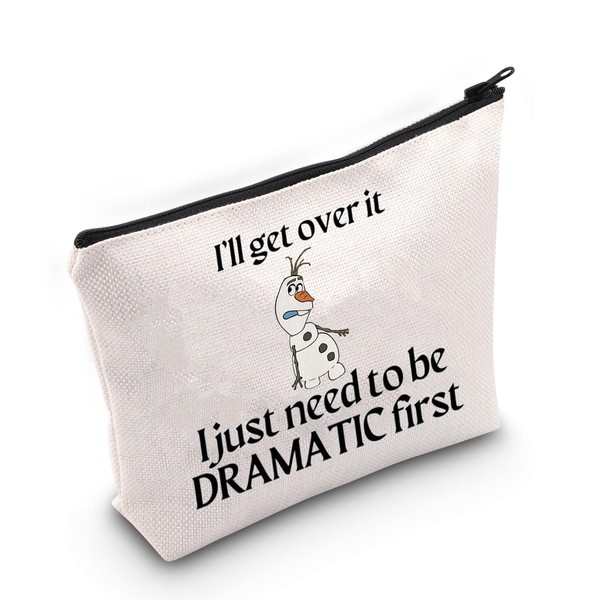 WCGXKO Cartoon Inspired Makeup Bag Snowman Gift Olaf Merchandise Snow