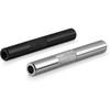 YOGAZEN Set of 4 Pull Tubes, Silver/Black, 7 cm Portable