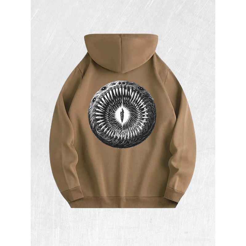 Occult Eye Graphic Hoodie 100% Cotton US Warehouse 7 ColorsColor: