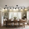 SEEBLEN 4-Light Modern Track Lighting Fixtures Ceiling, Adjustable Foldable Arms