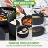 GreenLife 10 Piece Nonstick Pots & Pans Set, Detachable Handle