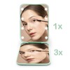 Kintion Pocket Mirror, 1X/3X Magnification LED Compact Travel Makeup Mirror