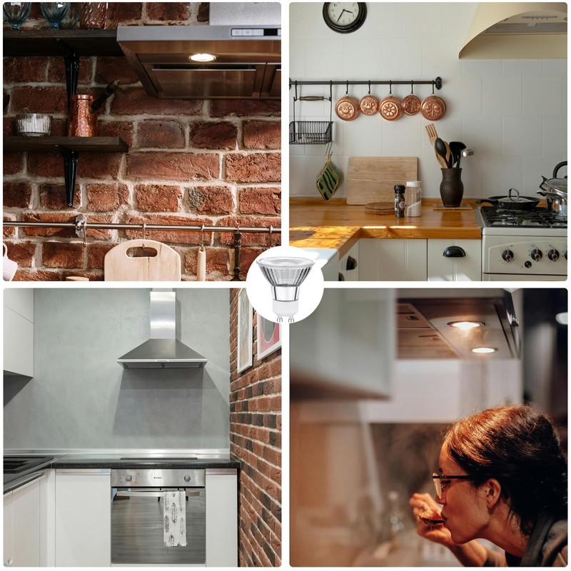 LED GU10 Range Hood Light Bulbs, LED Stove Appliance Light