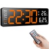 Koolertron Digital Wall Clock, 13-inch Large Display, LED Digital Clock