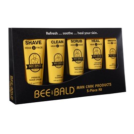 Bee Bald 5 Piece Daily Skin Care Regimen Kit