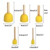 Yoogeer 30Pcs Round Paint Foam Sponge Brush Kids Painting Tools