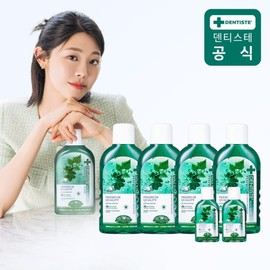 4 units of Dentiste Oral Rinse 450ml + 2 additional travel 50ml units provided / 덴티스테  오랄린스 450ml 4개 + 여행용 50ml 2개 추가증정