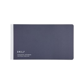 King Jim EY9043-NV Emily Notebook, Horizontal Notebook, Navy