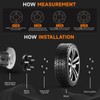 LUJIANI 4 Pack 5x114.3mm Wheel Spacers for Civic CR-V Accord