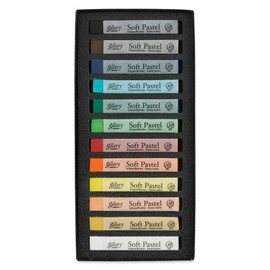 Mungyo Gallery Soft Pastel Squares Cardboard Box Set of 12 - Basic Colors