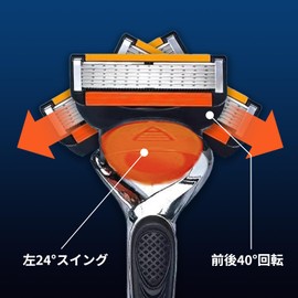 25 Years New 6-Layer Floating Razor, Main Unit, 12 Replacement Blades, Stand Included, Razor, Razor, For Deep Shaving, Ultra Smooth, 6-Layer L-Shaped Safety Razor, Double Non-Slip Grip, Left and Right