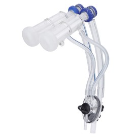 Asixxsix Sheep Melk Group Goat Milker Claw Kit, Goat Milker Machine Parts Sheep Melk Group Groups Replacement Milking Cup Milk Collector Spare Parts Milking Machine