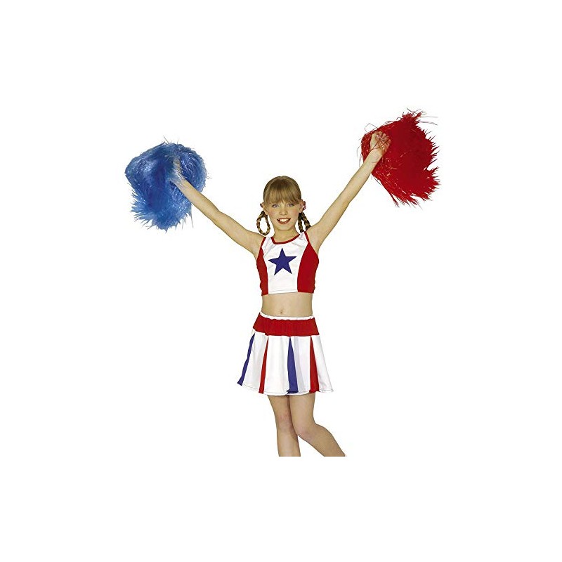 Pom Pom Red Accessory for American Sports Fancy Dress