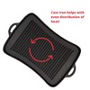Jim Beam Cast Iron Fajita Pan with Wooden Trivet, Pre-Seasoned