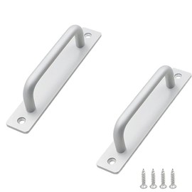 BDHI 2pcs Sliding Barn Door Handles Door Handle Pulls Durable Aluminium Alloy Sliding Door Pull Handles Heavy Duty Firm Bar Handle with Screws for Kitchen Furniture Cabinet Closet Shed Door(Y20-2)