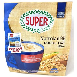Supe Nutremill 4in1 Instant Original Cereal Wholegrain Oats, Flakes, Corn 15 Sachets 420g