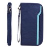 Zoppen RFID Travel Wallet & Documents Organizer Zipper Case -
