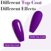 CANNI - Esmalte de uñas en gel morado oscuro, 1