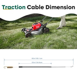 119-2379 Traction Cable Compatible with Toro Recycler 22 Inch Self Propelled Gas Lawn Mower, 290-945 Drive Control Cable Replacement for Toro 20330 20331 20351 20339 Walk Behind Lawnmower Parts