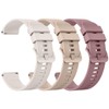 3 Pack Silicone Watch Bands, Quick Release 20mm 22mm Soft