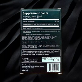 BASED Supplements Black Ginger MDF 11% - 30 capsules - 300mg per capsule