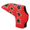L Shape PU Leather Star Embroidery Semicircular Waterproof Thicken Plush