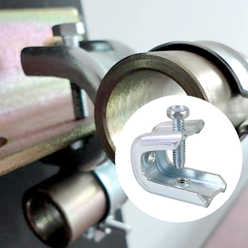 Bueyfolt 1/4"-20 Beam Clamp for Threaded Wire Ring, Zinc Plated