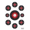 50 Pack Paper Shooting Target Silhouette Bundle - Black &