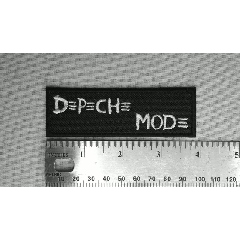 Punk Rock Depeche Mode Patch Iron On Embroidered High-Quality USA