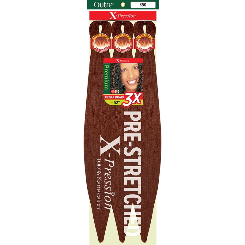 [5 PACK DEAL] Outre X-Pression Braid-Pre Stretched Braid 52" 3X