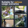 Garden Hose Nozzle, Heavy Duty Spray Nozzle for Watering, Water