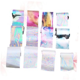 Healeved 24pcs Sky Nail Art Stickers Nail Decals for Girls Women Sticker Easy DIY Manicure Decorations Random Color