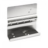 Axentia Key Holder in Silver, Stainless Steel Memo Board Key