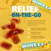 Honees Filled Honey Ginger Drops, Natural Cough Drops- Pure Ginger