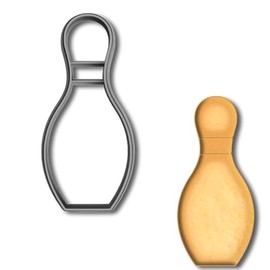 Bowling Pin Cookie Cutter - 5x2.25 Inches, Perfect for Bowling Lovers and Fun Baking