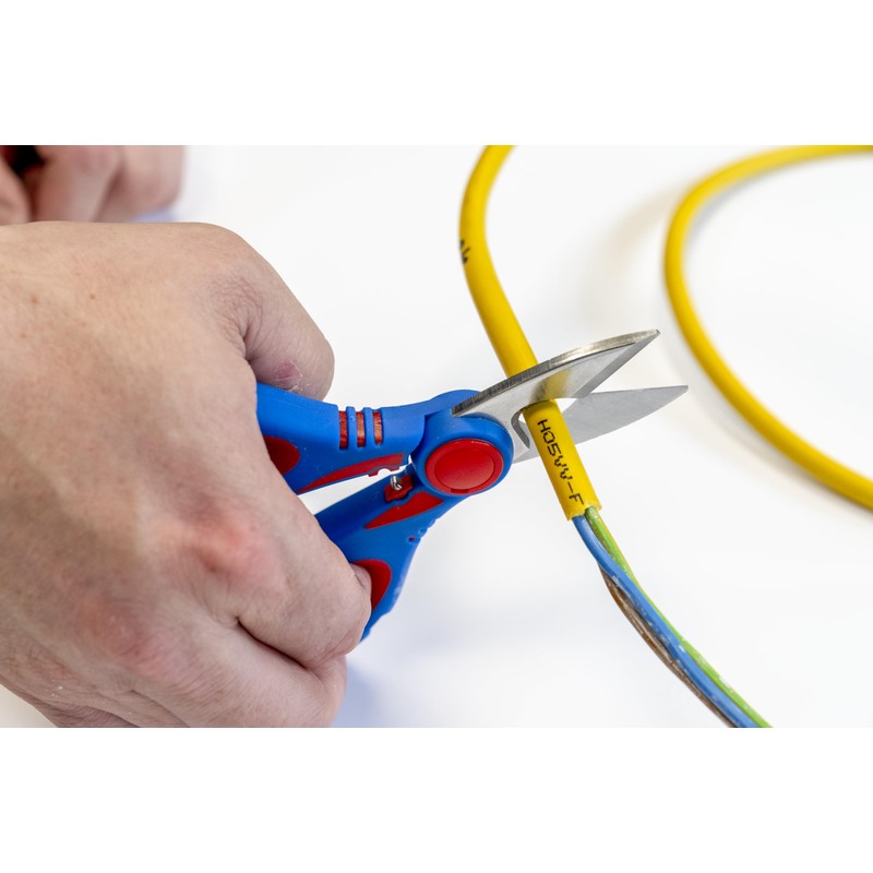 WEICON TOOLS Electrician's Scissors XL Electrician Scissors for Cutting, Stripping