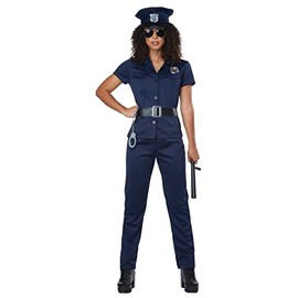 California Costumes womens Police Woman - Adult Sized Costumes, Blue, Extra Small US