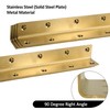 L Bracket, Heavy Duty Corner Brace, 4 Pack 8 Inch