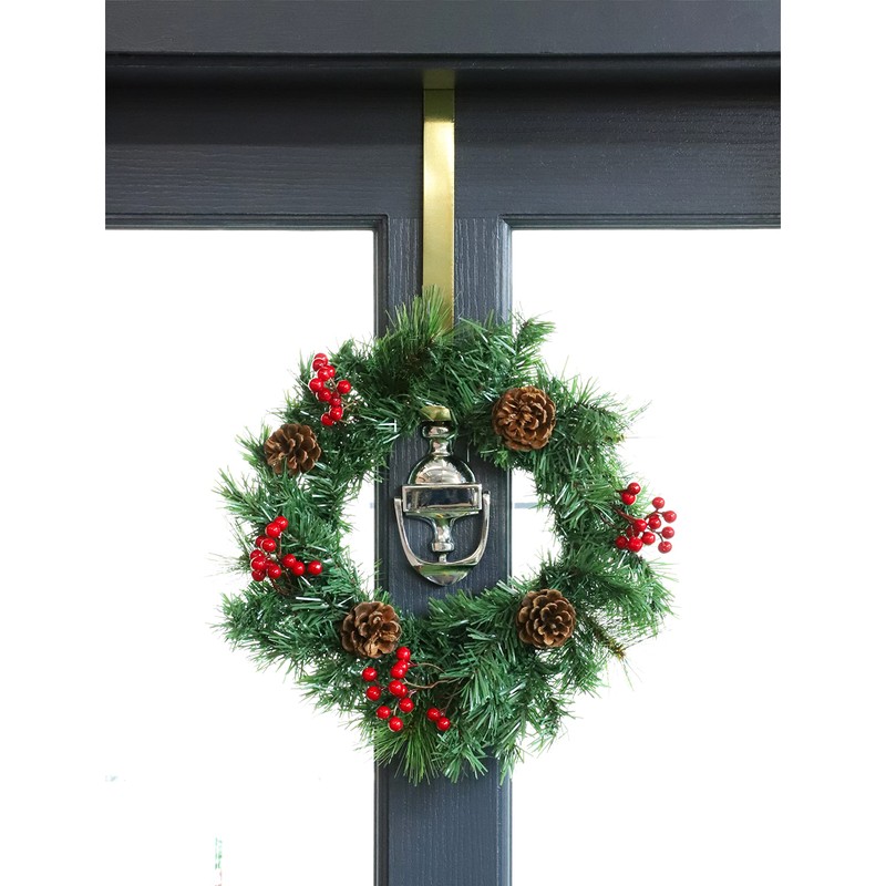 Christmas Concepts® 28cm Metal Wreath Hanger – Ultra Slim Over