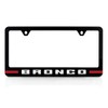 Ford Bronco UV Printed License Plate Frame - Red