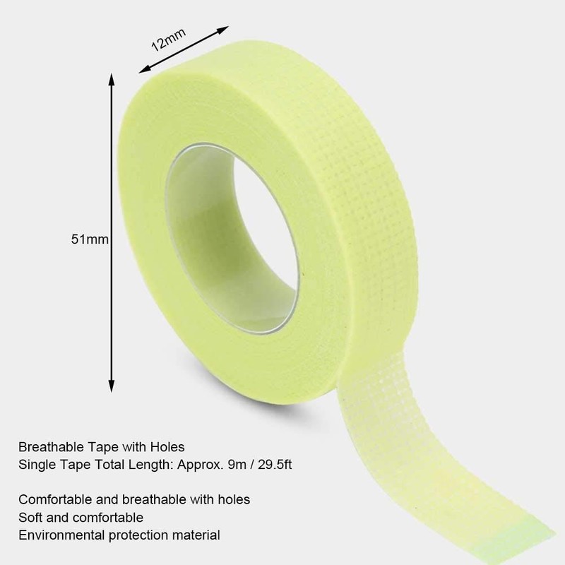 Eyelash Extension Tape, 10 Rolls Good Fit Graft Eyelash Isolation
