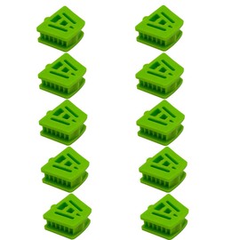 Dental Bite Blocks Mouth Props Silicone Dental Bite Blocks Multi Size Mouth Opener for Child Kids Adults Teeth Clenching, Medium(Green-10 Pack)