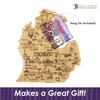 Totally Bamboo Destination Michigan State Shaped Serving and Cutting Board,