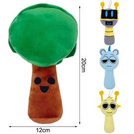 Philoctes Sprunki Plush-A, 25 cm Plushies Horror Music Game Cuddly Toy, Incrediboxes Stuffed Toy, Toy Figure Toy for Girls and Boys, Children's Toy for Fans and Collectors from 15 Years