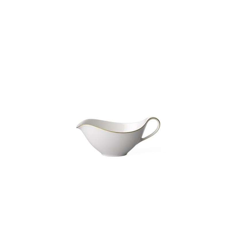 Anmut Gold Gravy Boat Top, White/Gold