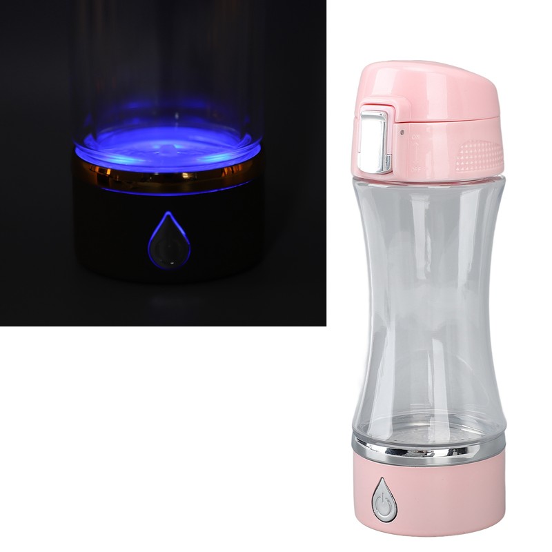 Hydrogen Water Bottle 420ml Rechargeable SPE Technology Portable Hydrogen Rich