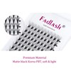 Fan Volume Eyelashes, 16D, 0.07 mm, C Curl, 12 mm