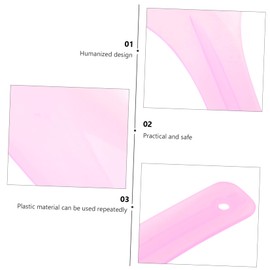 BIUDECO 4pcs Hairdressing Mask Shield Practical Face and Eye for Hair Coloring Design for Salon and Home Use Convenient Hairdressing Accessory Random Colors