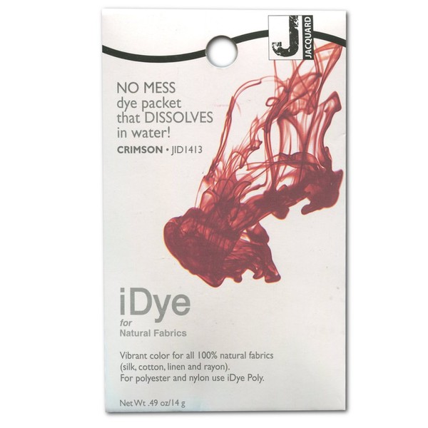 Jacquard iDye Fabric Dye 14 Grams-Crimson