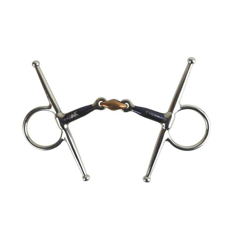 AK Full Cheek Cooper Diamond Horse Riding Bit mit Schweißeisen-Mundstück